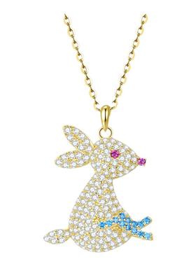 戴之梦兔子项链女吊坠萌趣动物