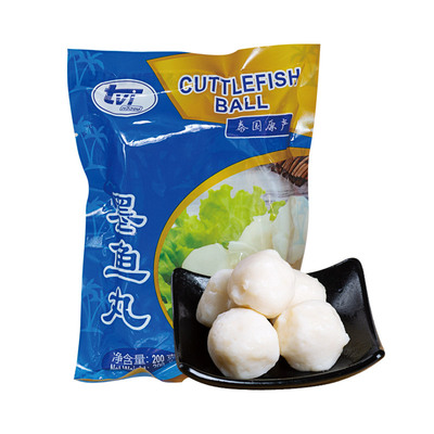 泰国TVI墨鱼丸子火锅食材花枝丸