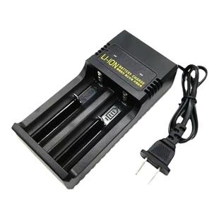 18650锂电池充电器26650通用3.7V/4.2V手电筒多功能显示快充14500