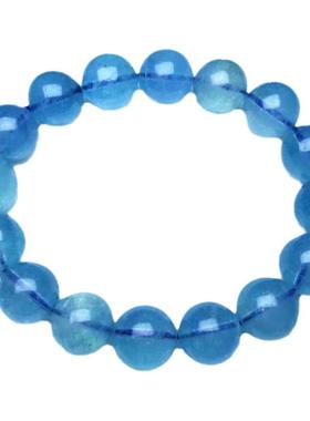 海蓝宝手链天然水晶礼物绿柱石