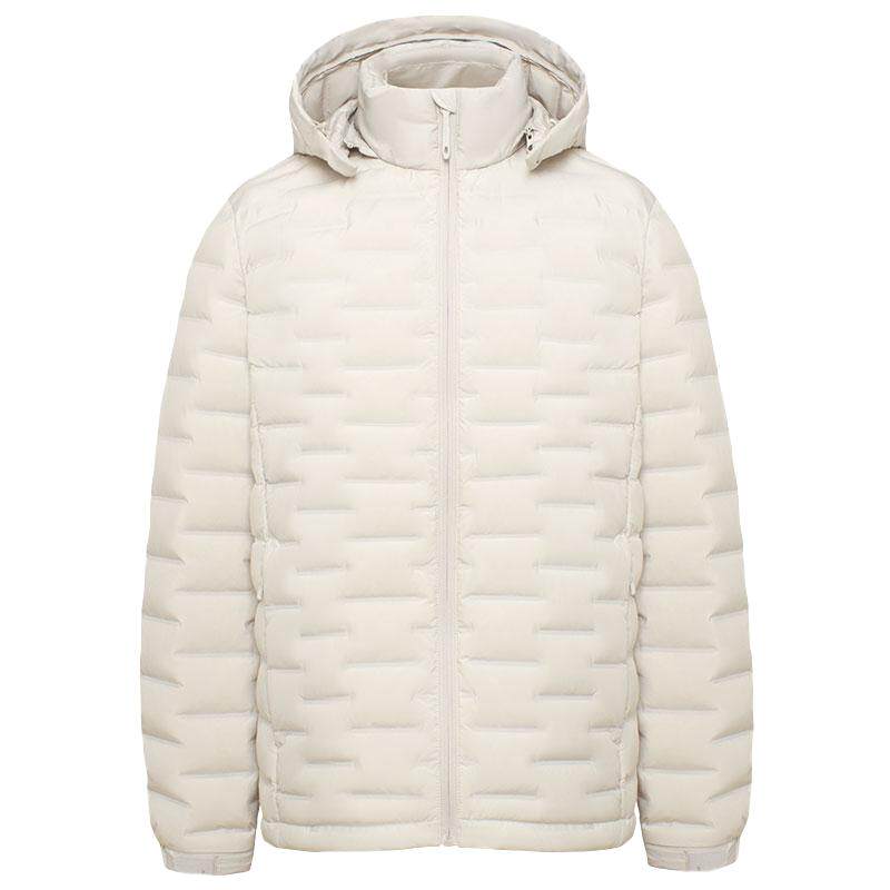 鸭鸭轻薄羽绒服男士2025秋冬新款短款保暖休闲时尚可脱卸帽外套J