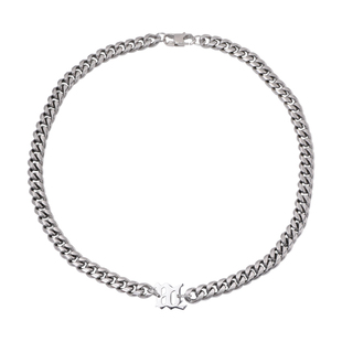 FourPin字母拼接古巴链欧美嘻哈说唱百搭锁骨链richbrian七哥同款