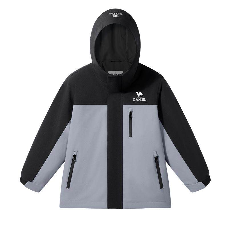 骆驼儿童冲锋衣保暖防水登山服