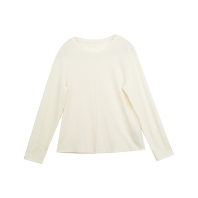 忘城H1310座/彩色年轮/秋冬新款优质棉舒适柔软百搭打底衫长袖T恤