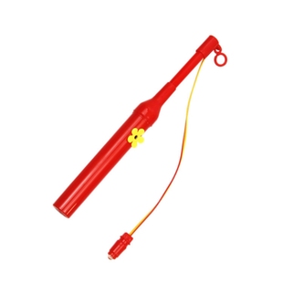 幼儿园学校手工作业灯笼DIY配件手提杆子电子灯水晶鱼线穗子