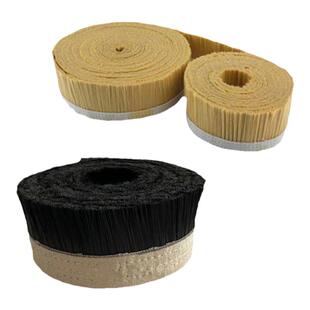 雕刻机吸尘罩毛刷 开料机帆布毛刷条 定做工业仿尘罩密封加厚条刷