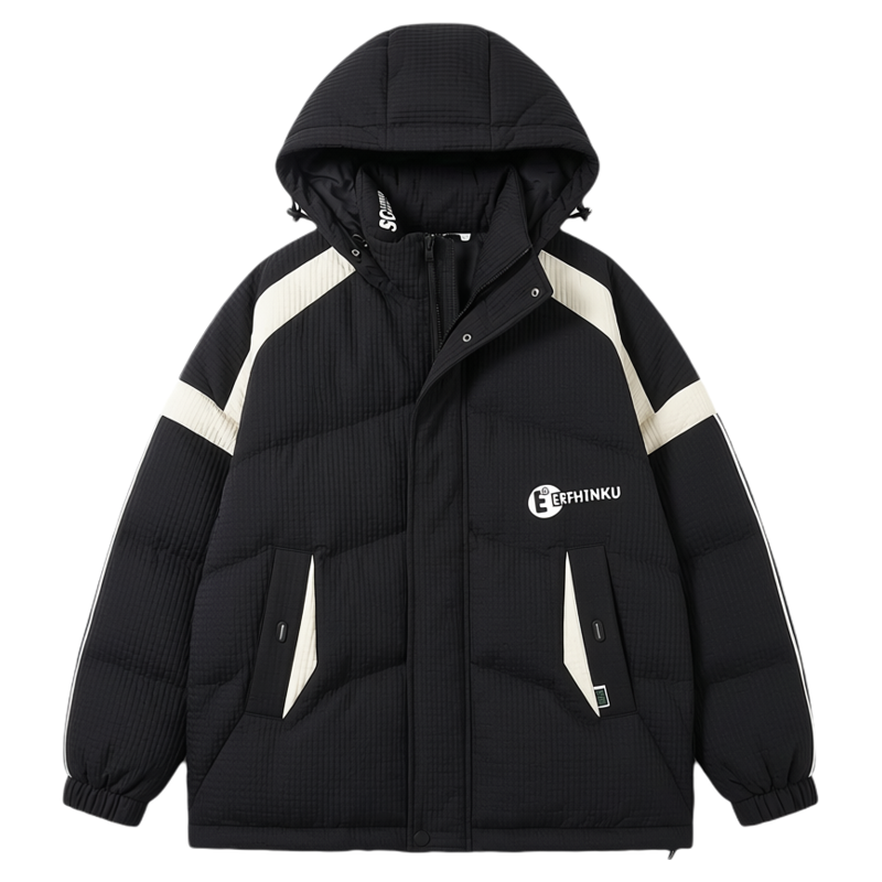 不起球不褪色加厚保暖棉服外套潮