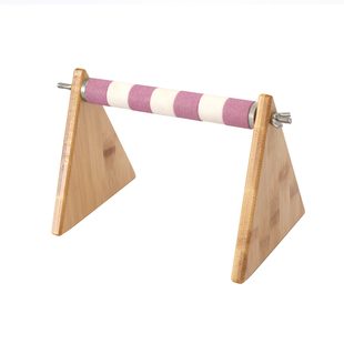 鹦鹉桌面架子鸟站架落地玄风鹦鹉专用站架训练站架磨爪棒磨砂站台