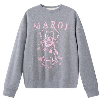 MARDI官方正品腊肠狗印花卫衣
