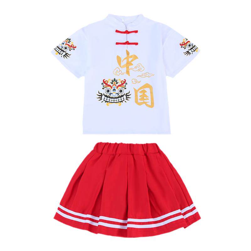 中华美少年演出服儿童啦啦队服装霍元甲快乐崇拜舞蹈服国潮街舞服
