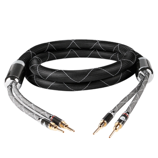 JIB德国蟒蛇原装进口高端旗舰发烧级加粗6N单晶铜音频喇叭线胆机功放接音箱音响线配针式香蕉头Y插头SB005B