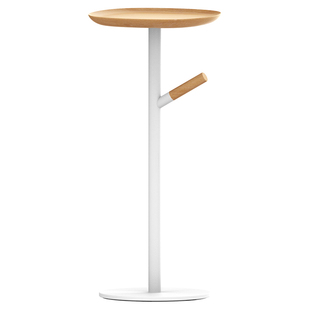 霜山铁艺小边几榉木托盘客厅沙发边桌迷你置物架小桌子小户型茶几