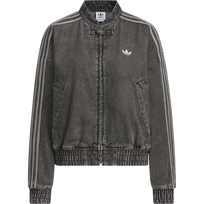 Adidas/阿迪达斯正品三叶草女士新中式牛仔宽松外套JY8274