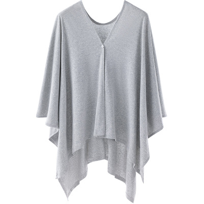 哺乳巾纯棉秋冬月子披肩空气棉