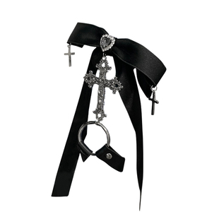 1Gangster Inn蕾系型头饰发夹双马尾发饰亚文化暗黑哥特对夹日系