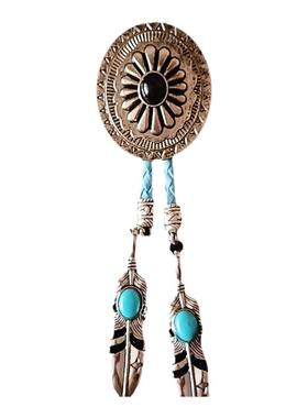 古着项链昊泉吊坠合金