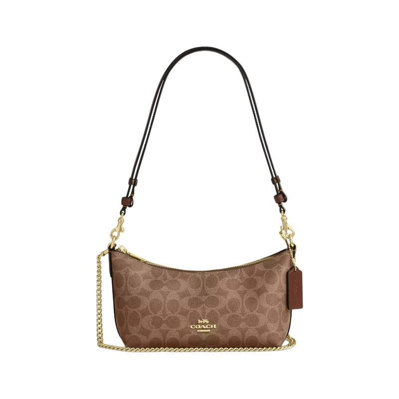 【自营】COACH/蔻驰新品经典印花Caitlin女士时尚单肩斜挎手提包