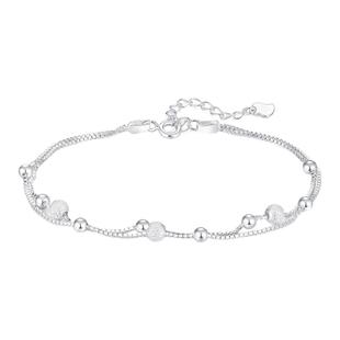 周大生银手链女璀璨星河光珠S925纯银高级感手饰送女友礼物