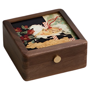 手串收纳盒文玩首饰小型实木精致礼品包装盒马年有特别意义的礼物