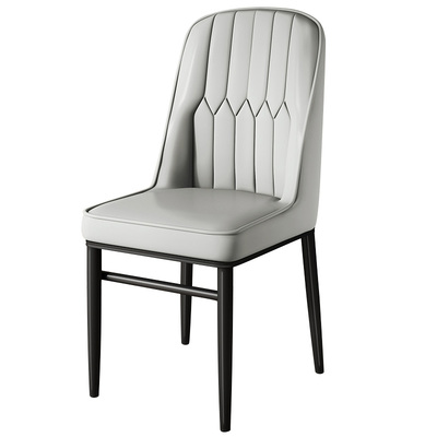 轻奢高级感餐椅酒店餐桌靠背椅子