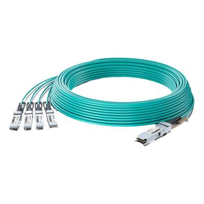 100G转25G光纤AOC有源光缆堆叠线