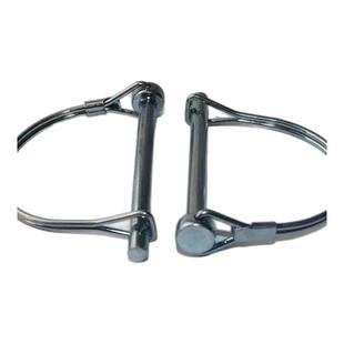 侧翻挂车插销货车门销子D型销半挂车厢合页销子6075挖掘机插销