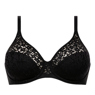 法国CHANTELLE仙黛尔V型全罩杯钢圈大码柔托柔软蕾丝款文胸新款