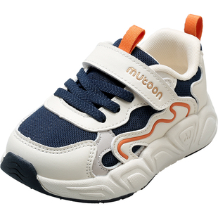 牧童运动鞋春秋男童轻便减震儿童鞋3-6岁透气网面休闲女童鞋子潮