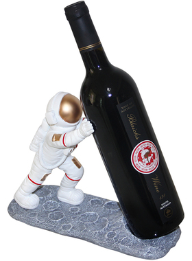 宇航员摆件红酒架展示架现代轻奢