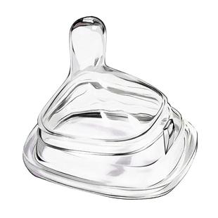 适用于赫根奶瓶奶嘴宽口径母乳防胀气新生婴儿宝宝适配鸭嘴型十字