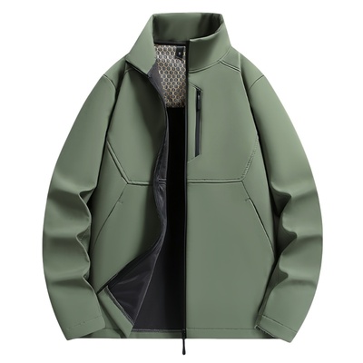 木林森软壳冲锋衣女款2024新款小个子早秋户外风衣加绒加厚外套男