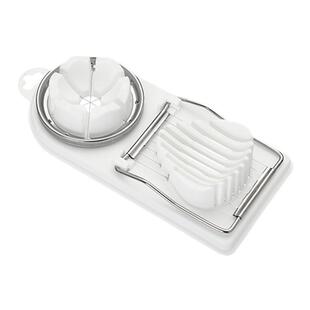 多功能切蛋器不锈钢手动松花蛋切片切鸡蛋神器二合一切皮蛋分割器