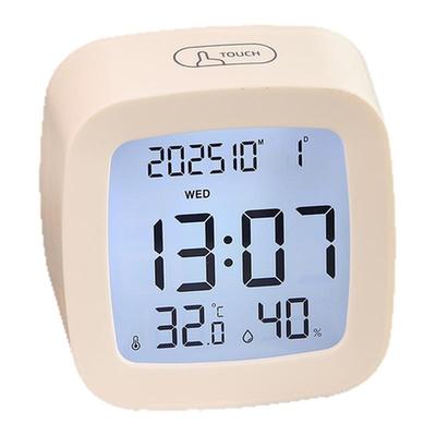 桌面时钟摆台式电子时间显示led数字钟表摆放式闹钟ins高颜值摆件