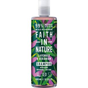 FaithInNature信仰自然薰衣草洗发水天竺葵控油清爽男女蓬松去屑