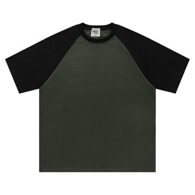 努力及格纯色短袖T恤宽松情侣