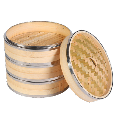 天然竹蒸笼青若304不锈钢