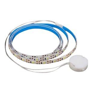 纽扣电池盒带闪烁6V灯条led灯带防水 5VUSB灯带演出服装发光道具