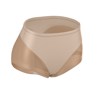 Leonisa四季舒适收腹提臀内裤性感中腰一片式网纱蜜桃翘臀内裤薄