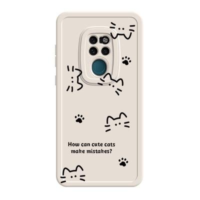 适用华为mate20手机壳mate20pro/20x硅胶全包防摔mete线条猫咪网红meta魅特HMA一AL00女aloo二十HMAAL潮meite