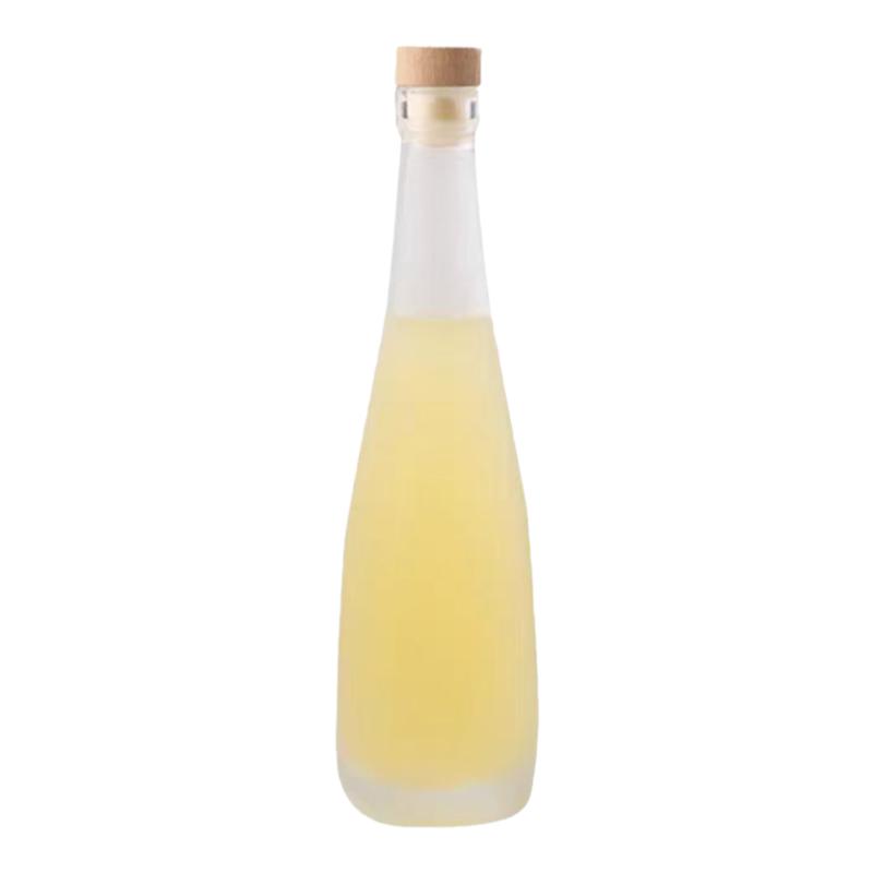家用果酒玻璃瓶晶白料时尚简约