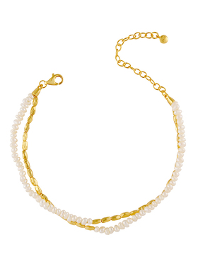 VITARING小米粒珍珠手链女925银