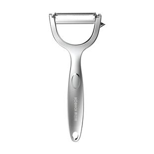 康巴赫削皮刀刮皮器家用多功能水果刀不锈钢土豆果皮刨子去皮神器