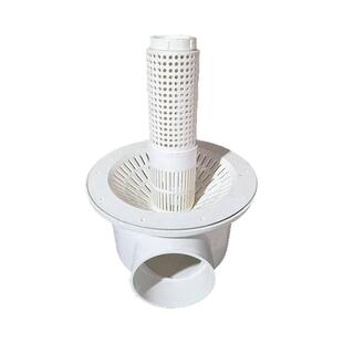 排虾壳漏斗帆布池接头养虾鱼码桶地漏大孔径大排量排污口排水口