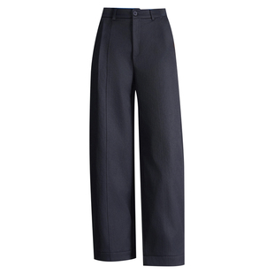 郑州女裤2025新款高端品牌显瘦阔腿中年加绒加厚妈妈牡丹裤秋冬季