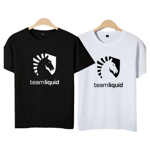 Team Liquid战队电竞液体队DOTA2游戏队服衣服短袖T恤男女半袖衫