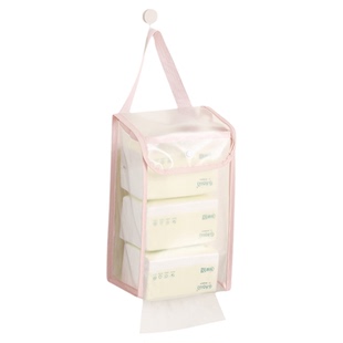 纸巾盒壁挂式纸巾收纳袋挂袋家用卫生间卧室床头便携式纸巾收纳盒