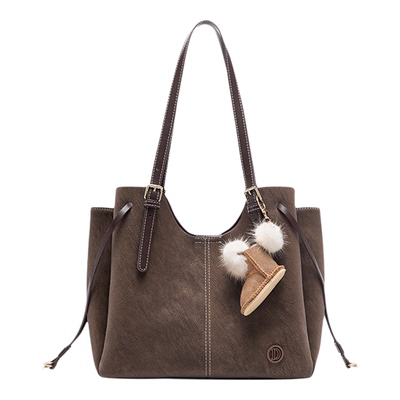 【女神节礼物】达芙妮棕色托特包