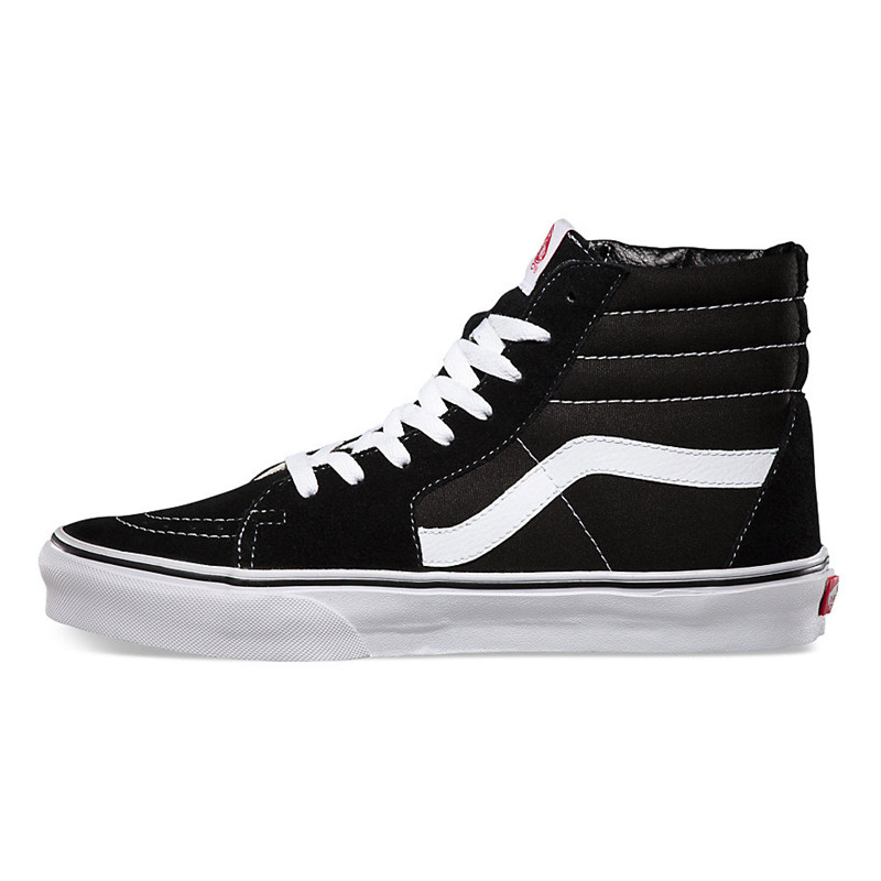 VANS黑白经典款高帮男女鞋情侣