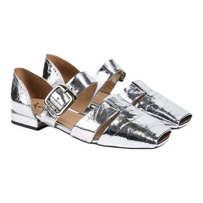 方头玛丽珍复古包头凉鞋