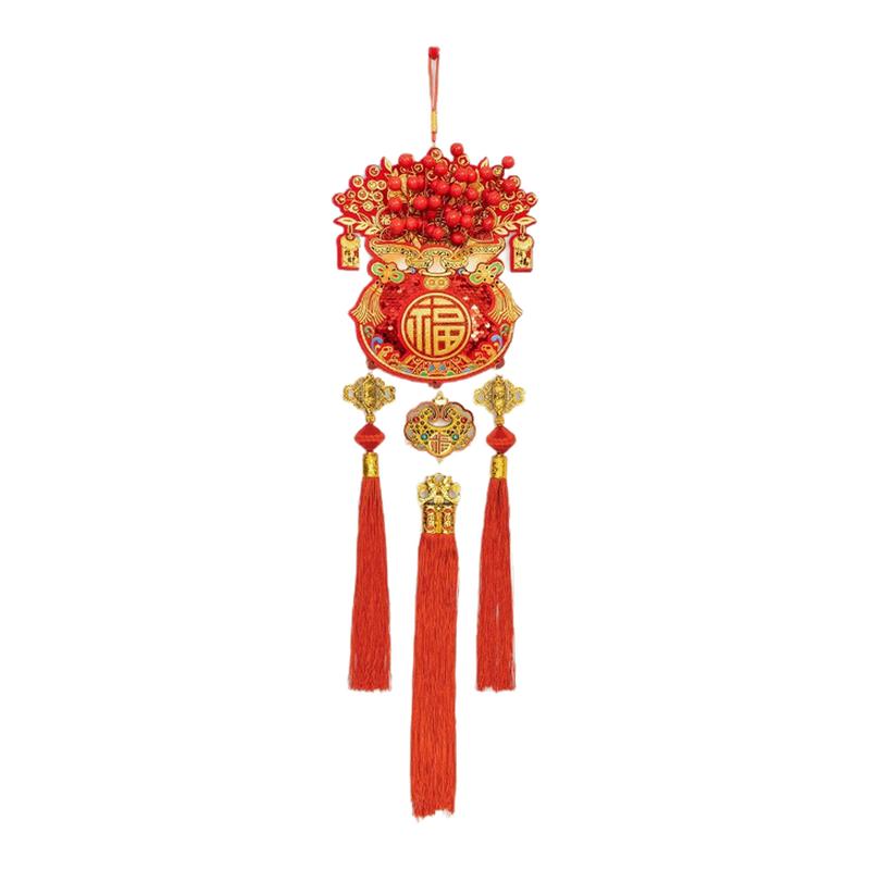 新年装饰红果福袋挂件
